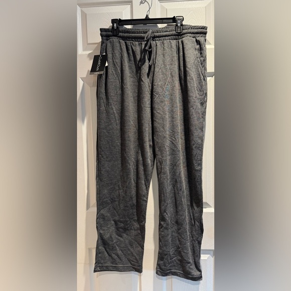 Men’s cuddl duds gray sweatpants elastic waistband w pockets size XL NWT - Picture 1 of 8